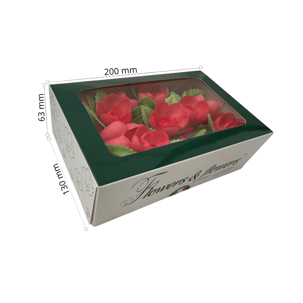 4049R - وردة 5 سم MEDIUM ROSE 2F